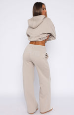 Shout It Out Wide Leg Sweatpants Moon