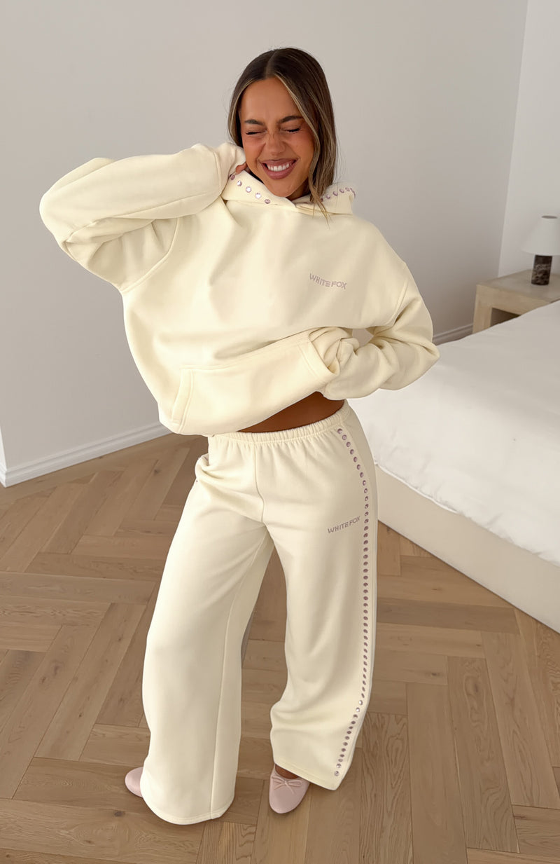 Shining Moment Oversized Hoodie Cream