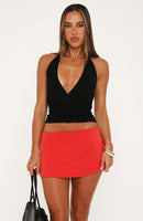So Easy Mini Skirt Red