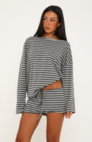 Touchdown Relaxed Shorts Charcoal/Grey Marle