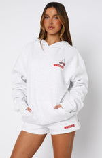 Made With Love Oversized Hoodie Grey Marle