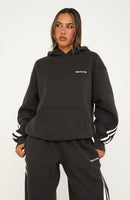 We Both Know Oversized Hoodie Charcoal