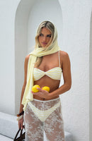 Kaya Bikini Top Lemoncello Stripe
