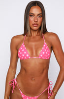Coolum Reversible Bikini Top Candy Confetti