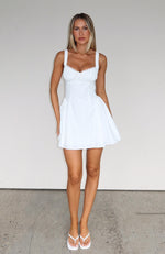 Don't Need Time Mini Dress White