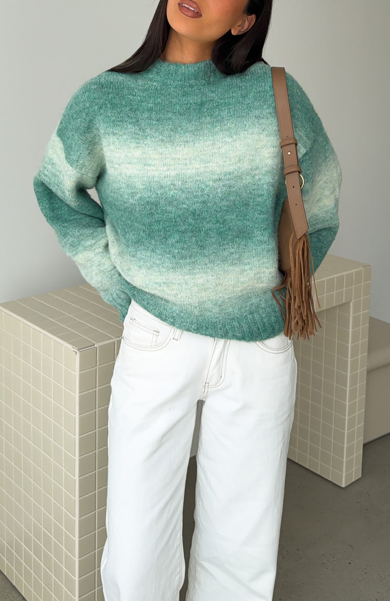 Fia Knit Sweater Seagreen