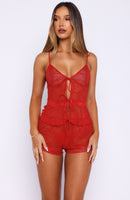 Honey Sweet Pyjama Set Red