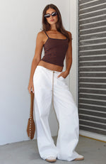 Never Really Over Pants White