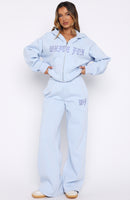 Lucky Ones Wide Leg Sweatpants Baby Blue