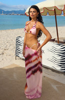 Luminous Maxi Skirt Blurred Motion