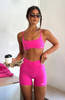 Radiate High Waisted Shorts Bubblegum