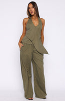 Take A Stance Pants Olive