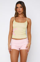 Good Energy Always Knit Top Lemon