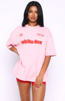 Ready To Go Oversized Tee Pink
