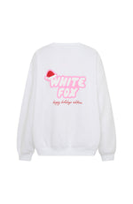 Santa Baby Oversized Sweater White