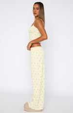 Snuggle Season Pyjama Pants Lemon Floral