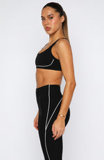 Strive Sports Bra Black/White