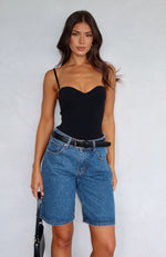 Stuck To You Bodysuit Black