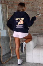 Sweeter Nights Oversized Hoodie Navy