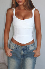 The Met Steps Bustier White