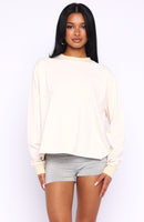 Touchdown Long Sleeve Tee Lemon Stripe