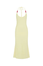 Tropic Like It's Hot Midi Dress Lemon