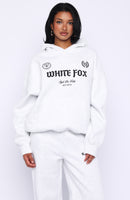 Vibe Too High Oversized Hoodie Grey Marle