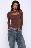 You Just Get Better Long Sleeve Top Expresso
