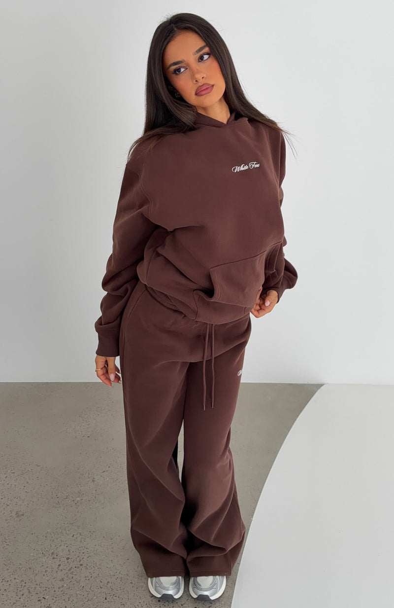 Wishing For It Oversized Hoodie Chocolate