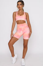 Kelly Sports Bra Pink Sunset