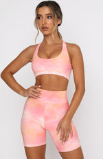Kelly Sports Bra Pink Sunset