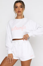 Skipper Cropped Sweater White