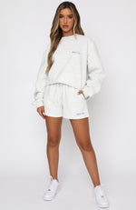 How Could I Forget Lounge Shorts Grey Marle