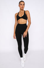 High Definition Sports Bra Black