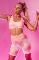 Kelly Bike Shorts Pink Sunset